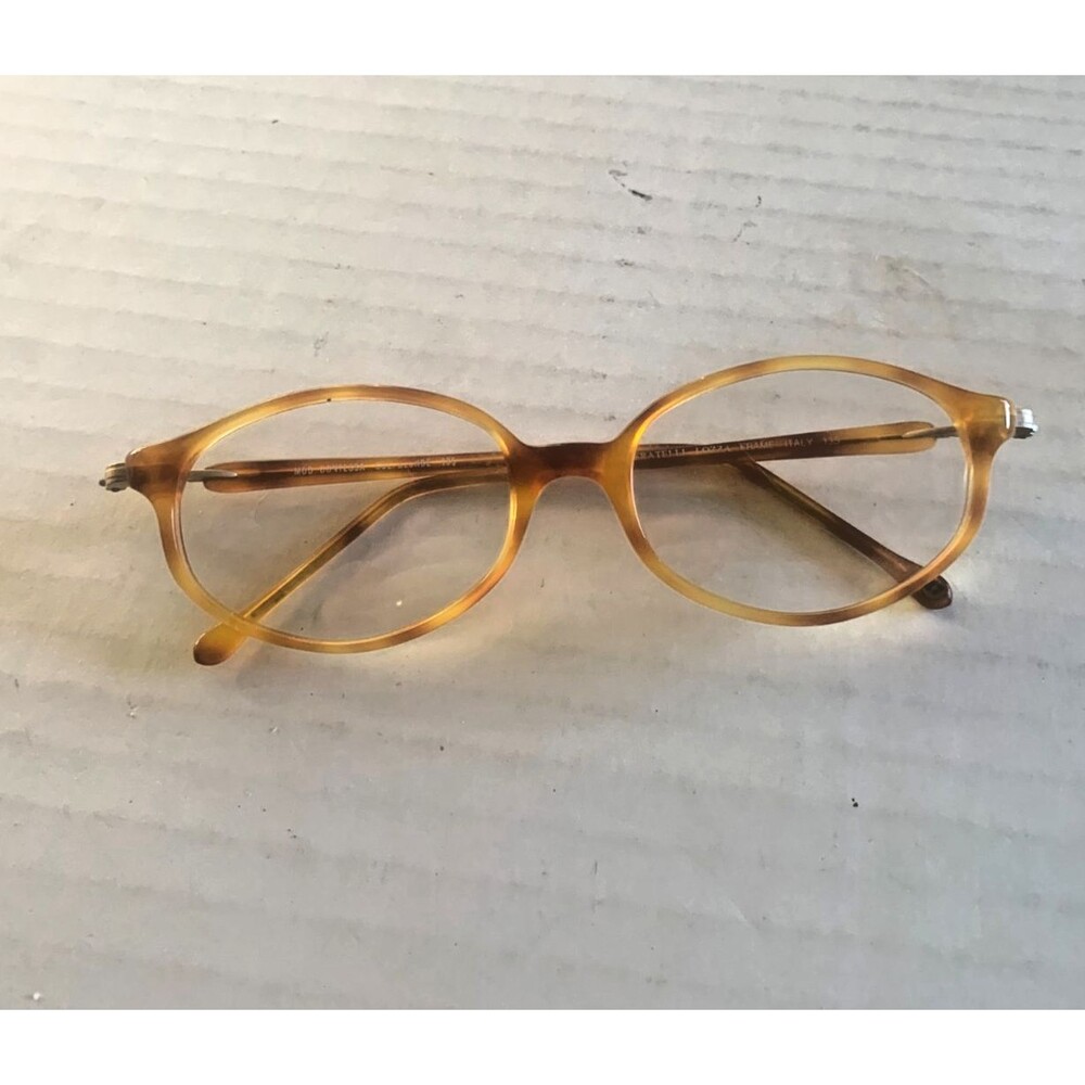 Fratelli Lozza Italy Contessa Blonde  50-16-135 Tortoise Eyeglasses Frame